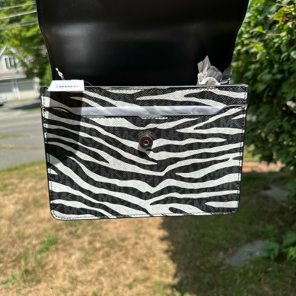 Michael Kors small Zebra Print Crossbody NWT - Picture 8 of 11